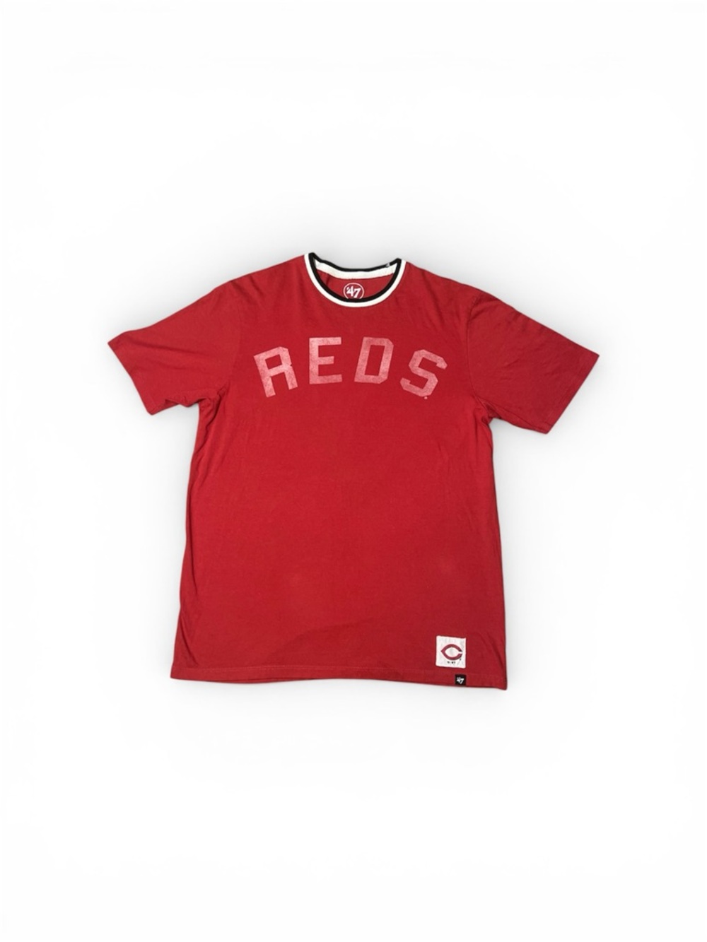 Men’s Small ‘47 Cincinnati Reds Graphic Crewneck T-Shirt - Red